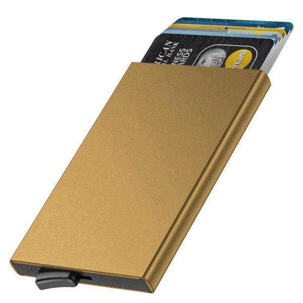 Smart Korthållare (RFID Säker) - Guld Guld one size