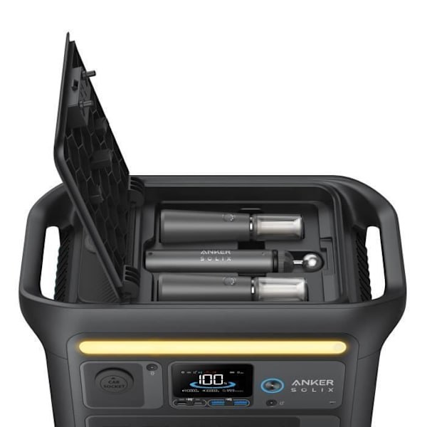 Anker SOLIX C800X (C800 Plus) - Sähkölaitteisto, Akka 768Wh, 1200W