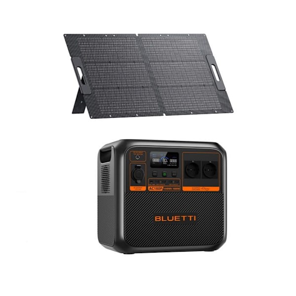 KIT Sähkölaitteisto BLUETTI AC180P PV100D:llä