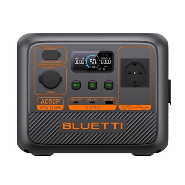 BLUETTI Premium 50(AC50P) sähköasema 200W aurinkopaneelilla