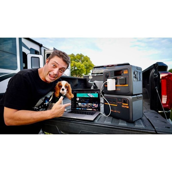 KIT Sähkökeskus BLUETTI AC60P+B80P, Akka 1310Wh, 600W, IP65