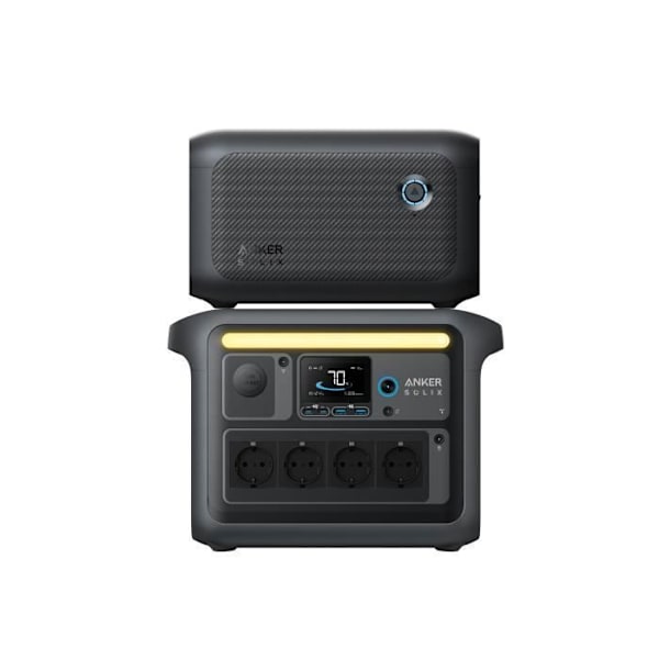 KIT Sähkökeskus Anker SOLIX C1000X BP1000:lla, 2112 Wh, 4*1800w