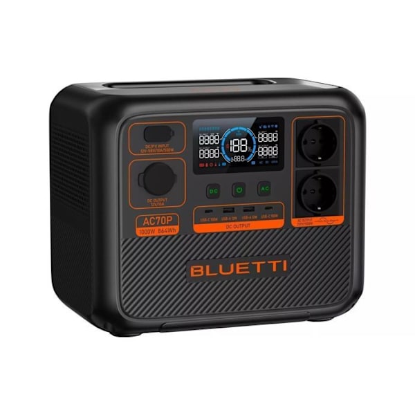 Batteri AC70P - 1000W/ 864Wh - BLUETTI - AC70P
