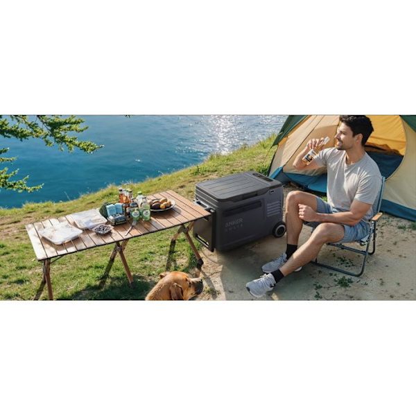 Elkylväska - ANKER - SOLIX EverFrost 2 40L + PS100X - 40L - -20→20°C - Fällbart 100W panel
