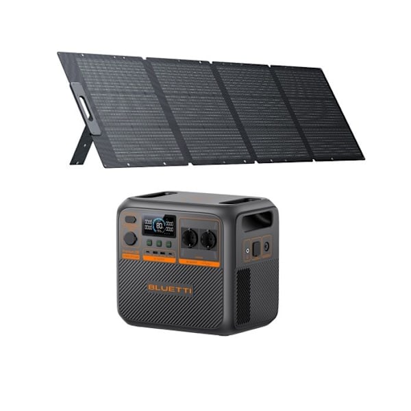 KIT BLUETTI AC270P Elstation med Solpanel 200W