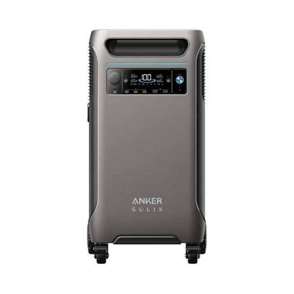 Anker SOLIX F3800 sähköasema, 3840Wh, 6000W musta, Harmaa