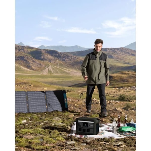 KIT Sähkökeskus Anker SOLIX C800X Aurinkopaneelilla 100W