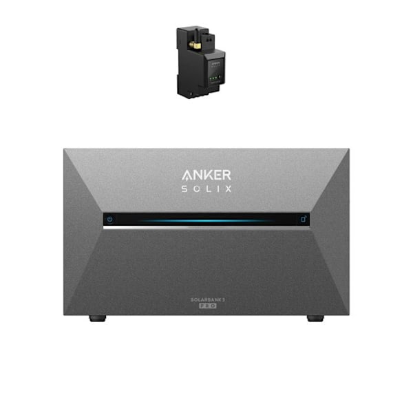 Kit Anker Solix Solarbank 3 E2700 Pro+A17X7311, Aurinkosähkölaitteisto parvekkeelle Plug and Play