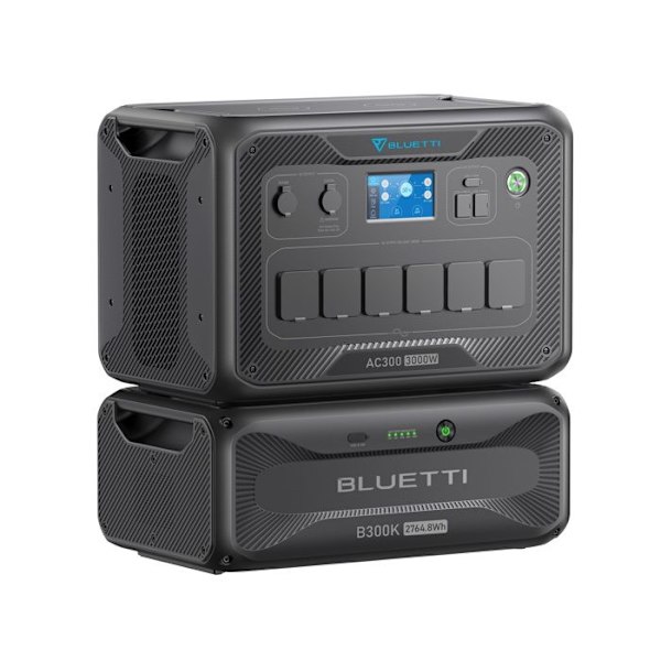 KIT Sähkölaitteet BLUETTI AC300+B300K, 2764,8Wh, 6x3000W AC