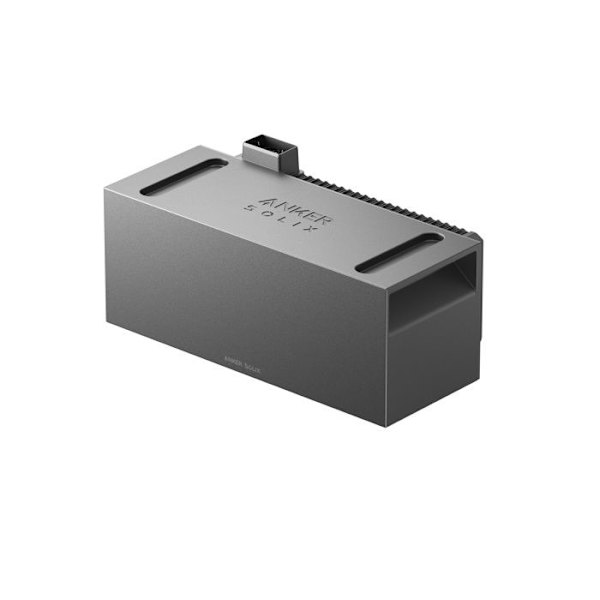 Anker SOLIX BP1600 Laajennusakku, Plug and Play -aurinkovoimalaitos parvekkeelle, 1600Wh, yhteensopiva E1600 AC/Pro kanssa