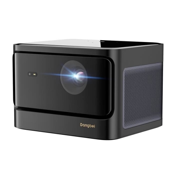 DangBei Mars 1080P laservideoprojektor - 2100 ISO Lumens - Netflix förinstallerad - Dubbla 10W Dolby Audio-högtalare - Autofokus