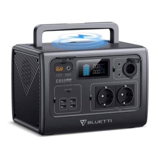BLUETTI B80P ersättningsbatteri - Bärbar kraftstation - 806Wh LiFePO4 - 720W - Inverter - Batteri