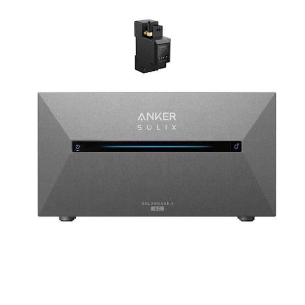 KIT Anker SOLIX Solarbank 2 E1600 Pro+A17X7311, Palkkiin asennettava aurinkosähkölaitteisto Plug and Play