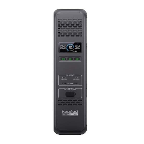BLUETTI Handsfree2 Sähkötukikohta, Akku 512Wh, 1*700W