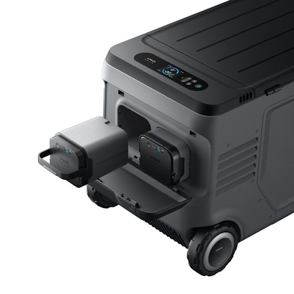 Elektrisk kylare - Anker - Solix EverFrost2 - 58L - Solpanel 100W - 4,3 dagars kylning grå