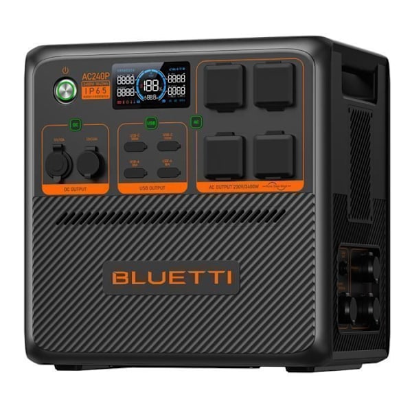 KIT Sähkölaitteisto BLUETTI AC240P 200W Aurinkopaneelilla