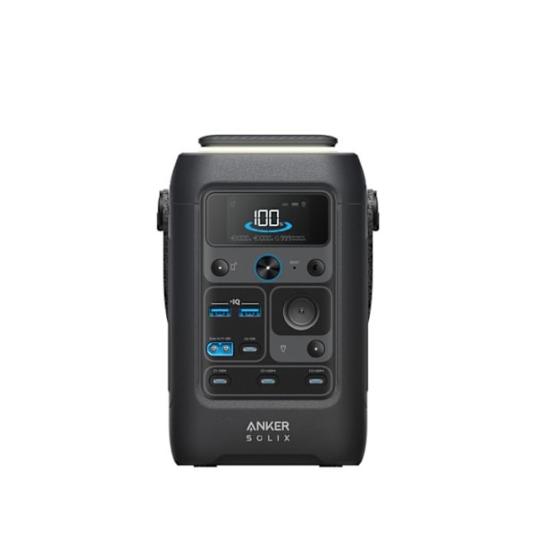 Anker SOLIX C300X DC Bärbar Batteri med 100W Solpanel