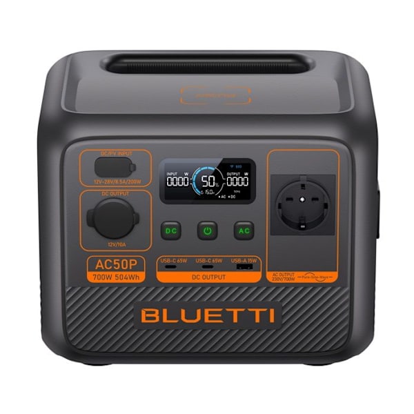 BLUETTI Premium 50(AC50P) sähköasema 200W aurinkopaneelilla