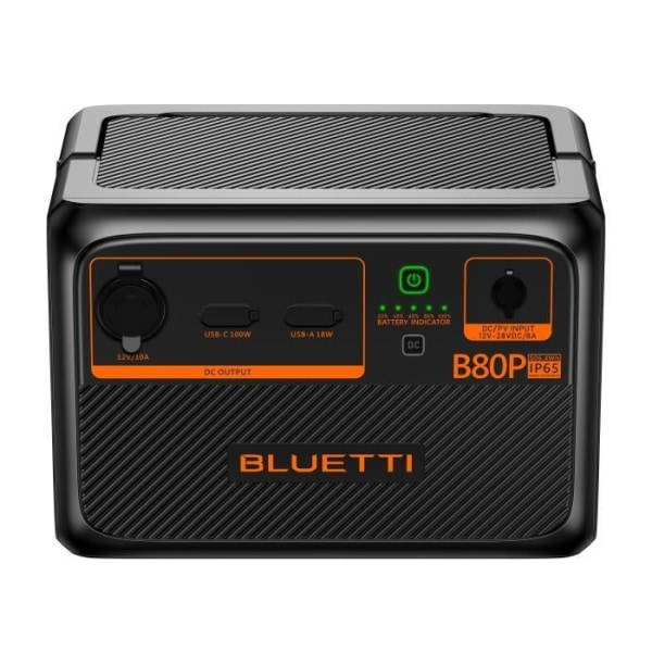 BLUETTI B80P IP65 förlängningsbatteri, 806Wh, Backup för solgenerator AC60/P, AC70/P, AC180/P