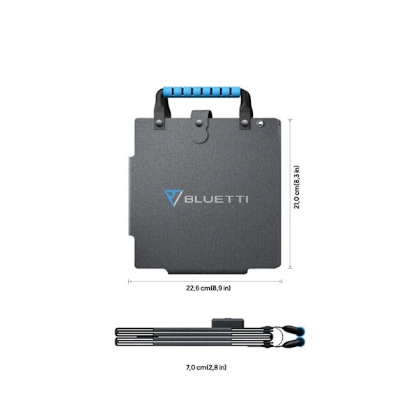 BLUETTI PV60F Kannettava Aurinkopaneeli, 60W AC2P/AC50P/AC70P/Käsivapaat 1&2 varten