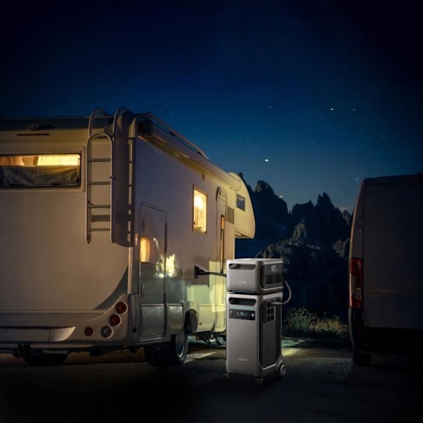 KIT Sähkökeskus Anker SOLIX F3800 BP3600:lla, Akku 7680 Wh