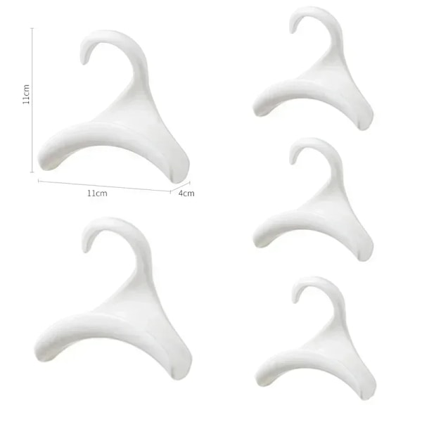5 st väskhängare krok Handväska hatt scarf förvaringsställ garderob ryggsäck krok Handväska Hållare Förvaringsställ Organisation White-5pcs