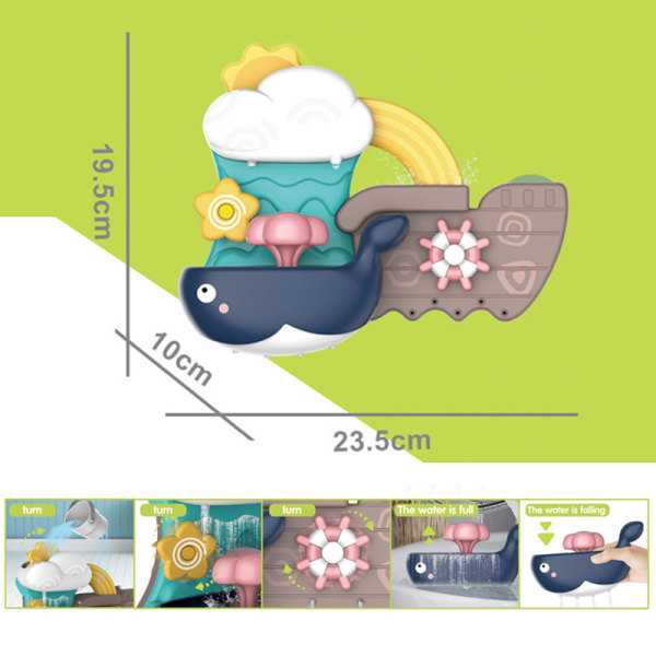 Badleksaker för småbarn Förskola New Born Baby Badkar Vattenleksaker Hållbar Interactive default