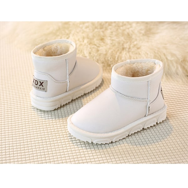 1 par barn snökängor varma skor Anti-slip Vattentät för vinter utomhus b 30