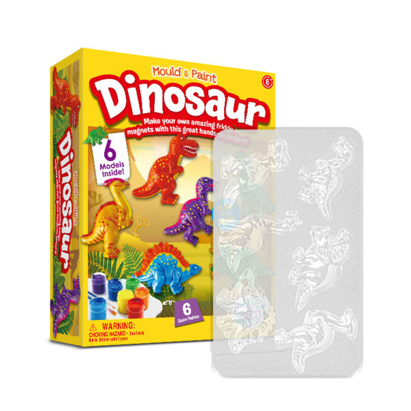 Dinosaur Painting Kit Kreativa pedagogiska leksaker för barn Barn Pojkar Flickor single attribute