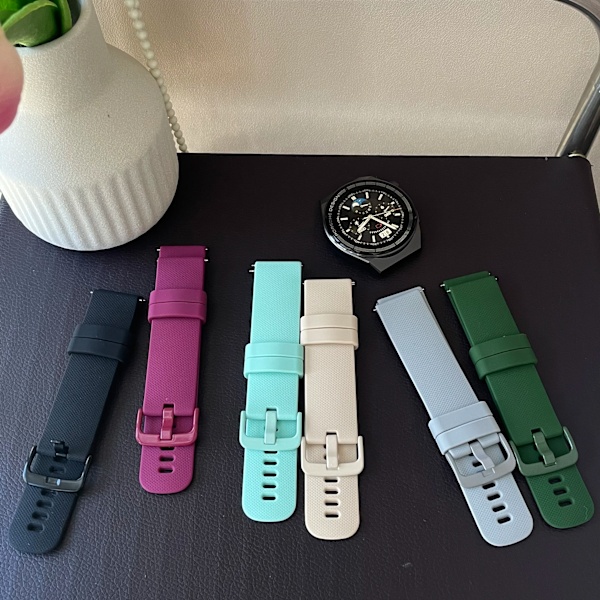 NYTT Klockarmband För Garmin Vivoactive 3 Venu 2 SQ Vivoactive 4 4S Forerunner 645 245m Silikonarmband Klockarmbands Tillbehör Wine red Garmin Venu 2S