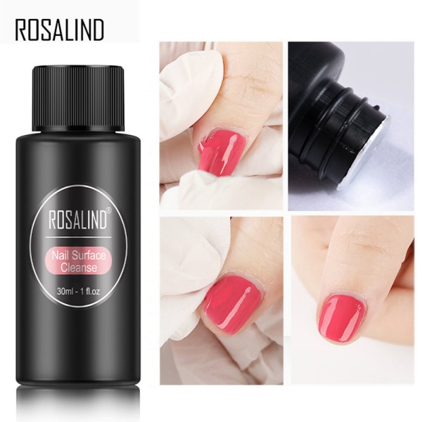 1 st UV Gel Polish Remover 30ml Rengöring Cleanser Fluid Manikyr Ren Nail Art pink