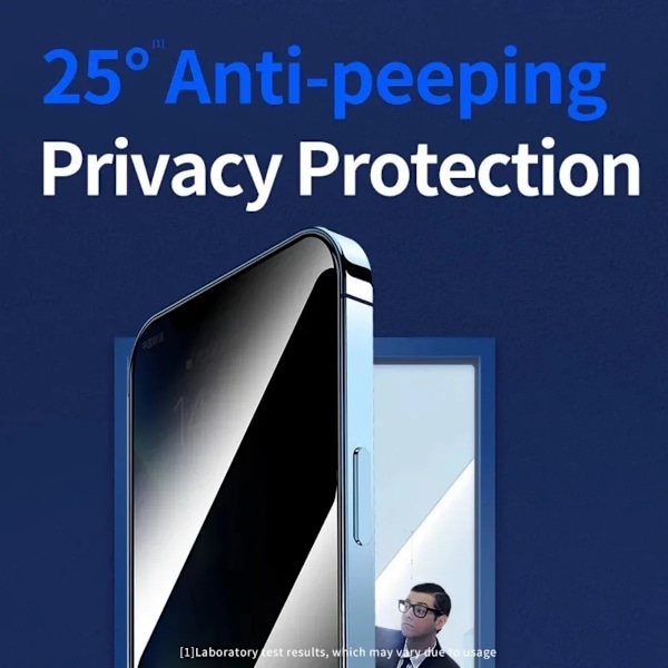 FÖR iPhone 15 14 13 12 11 XR XS Pro Max PLUS Skärmskydd Härdat Glas Telefon Med Installationskit Ta Bort Explosion magicjohn iPhone 11 XR Anti Peeping