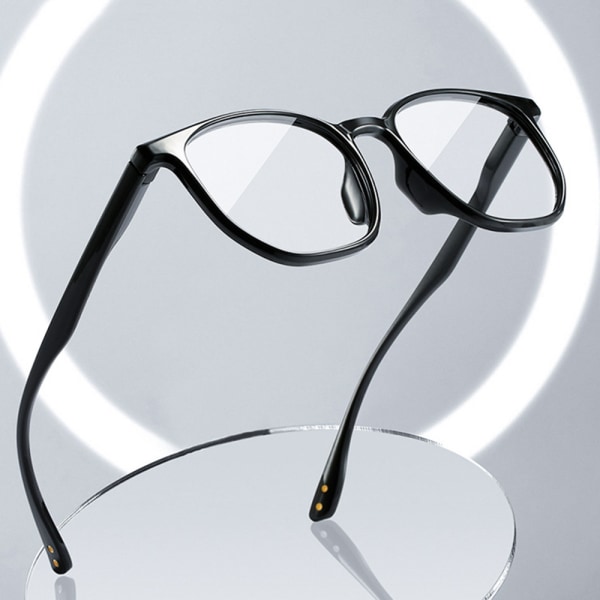 Fotokromatiska/antistrålningsglasögon i koreansk stil överdimensionerade datorglasögon l