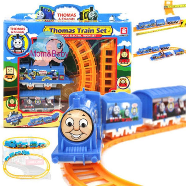 Elektriskt tåg Thomas and Friends Spårmodell set för barn tomas train