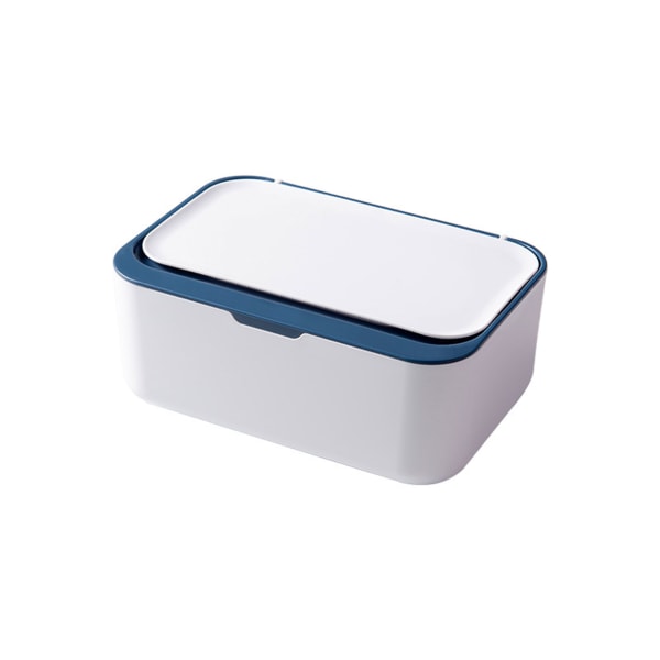 Plast Tissue Mask Dispenser Box Multi Use Tissue Container Box för Automotive Bars Office dark blue