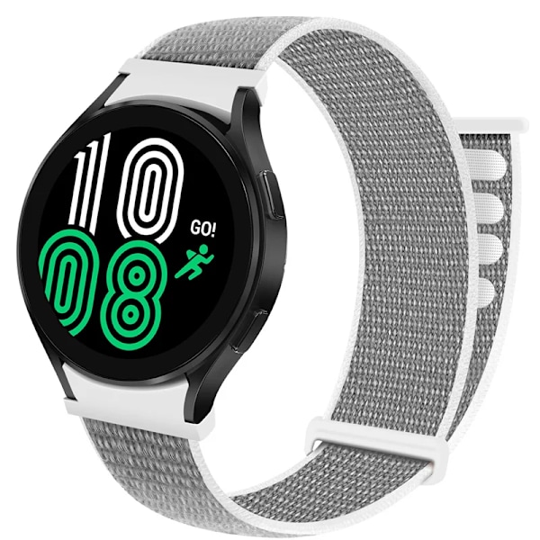 Nylonloop för Samsung Galaxy Watch 6-5-pro-4 44mm 40mm armband Utan glipor 20mm Armband Sportarmband Galaxy 4-6 classic 43mm 47mm Rem Sea shell 03 Galaxy4 Classic 42mm
