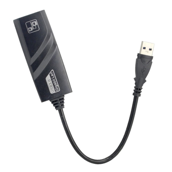 USB3.0 till RJ45-adapter Höghastighets externt nätverkskort Drive-fritt chip för bärbar dator för Windows default