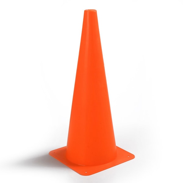 Skylt Bucket Barrier Road Cone Hinder Vägspärrar Markör för fotboll Fotbollsträning orange