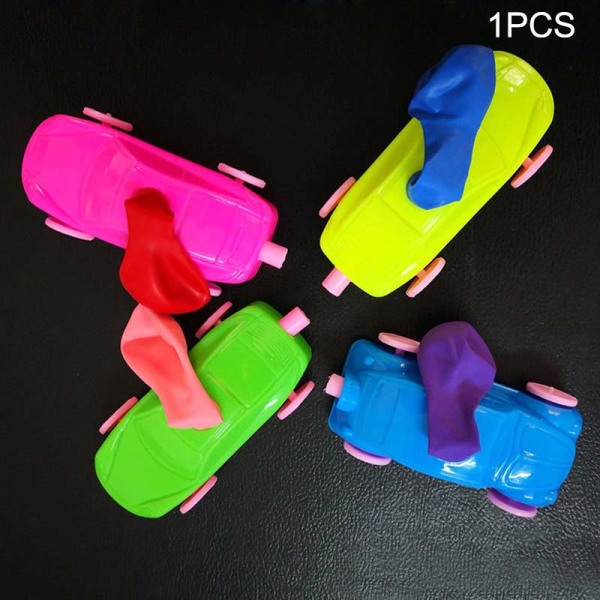 1/5/10 st Kids Science Experiment Leksaker DIY Ballon Car Build Kit Leksak 1pcs