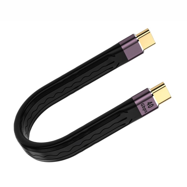 USB 4.0 USB-C till USB-C-kabel 40Gbps Type-C 100W Laddningskabel för Thunderbolt 3 usb4 type-c