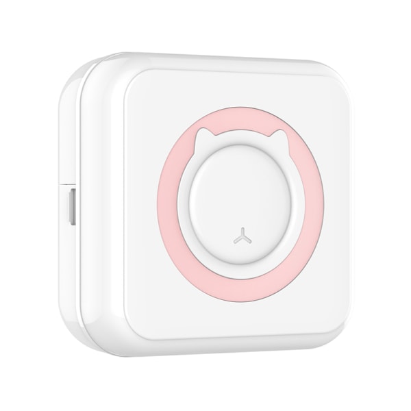Bärbar BT-telefon Fotoskrivarficka Mini Bluetooth-kompatibel termisk klistermärke c13 pink
