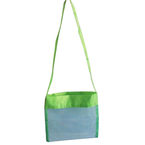 Mesh Beach Bag Enkel förvaring Beach Tote Bag med Mesh Botten Håller inte Sand eller small