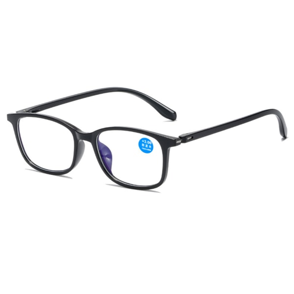 Lättvikts TR90 Ram Läsglas Horn Båda klassiska presbyopiska glasögon blue 1.5