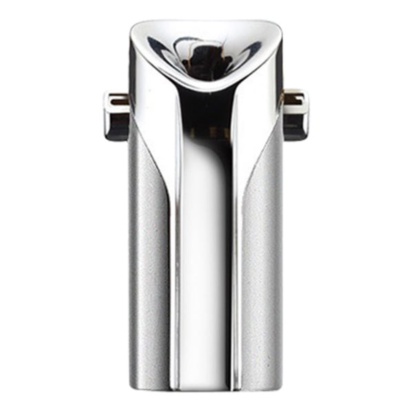 Bärbar mini luftrenare USB laddning Bärbart halsband Air Freshener Lonizers Hem silver