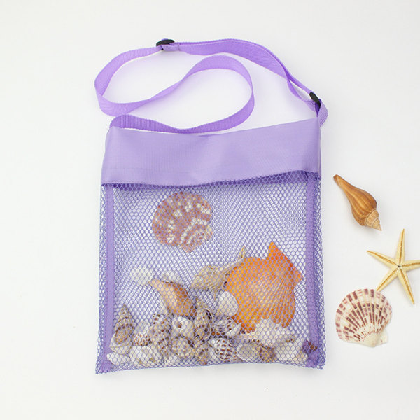Bärbar Beach Toy Mesh -väska Lätt uppsamlingsväska för barnleksaker för att hålla green
