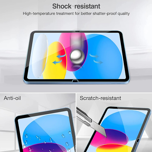 Härdat Glas För Ipad Pro 12.9 11 4:e 6:e 2022 Air 5 4 3 Skärmskydd För Ipad 9 9:e 10:e Generationen Mini 6 2021 10.2 9.7 5 6th Air1 2 Pro 9.7