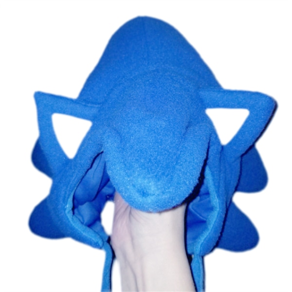 Sonic The Hedgehog Blue Sonic Hair Cosplay Hat Anime Cartoon Cosplay rekvisita default