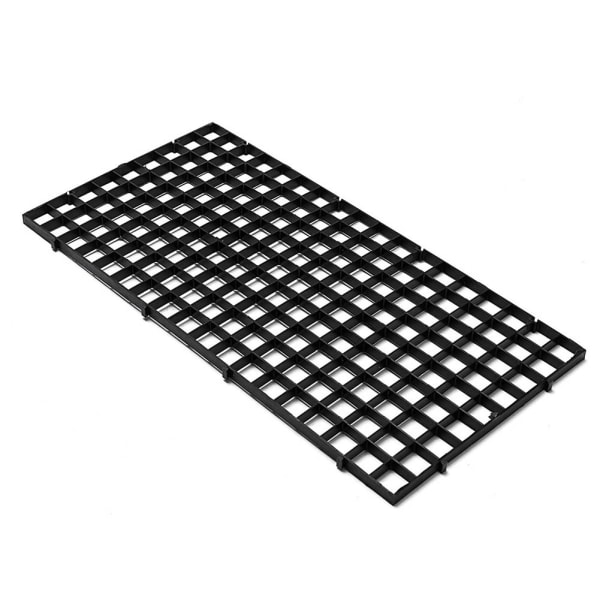 Slitstark plast fiskgaller avdelare ägg låda akvarium tank filter botten isolera rutan black 30x15cm