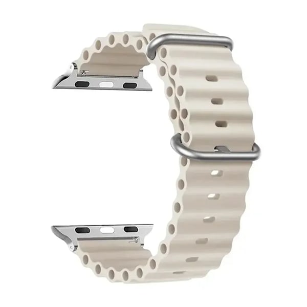 Silikon Ocean armband för Apple Watch band Ultra Series 9 SE iwatch 42mm 44mm 45mm 49mm 38mm 40mm 41mm correas 49 44 45 mm band Y 38mm 40mm 41mm