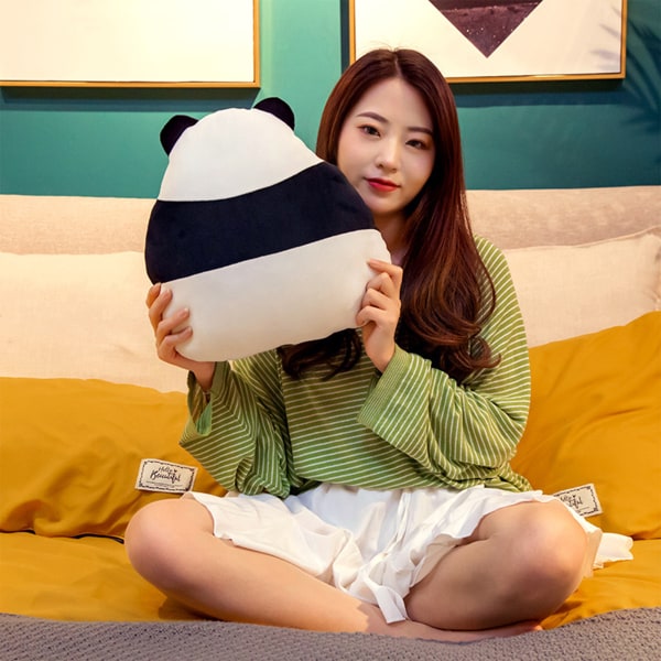 Söt Panda tillbaka plysch docka för hemmakontor sovrum dekoration 40cm a